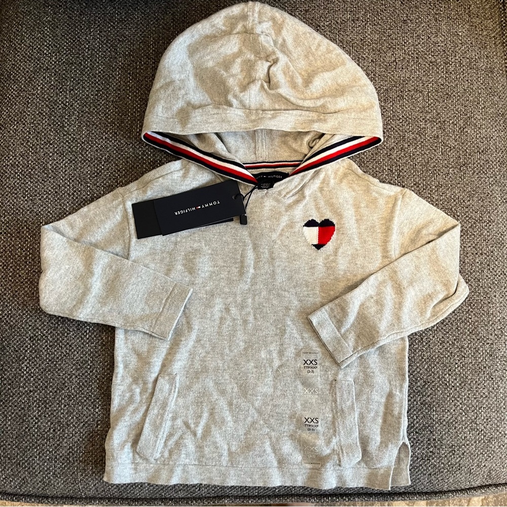 BNWT 2-3yo Tommy Hilfiger girls hooded sweater